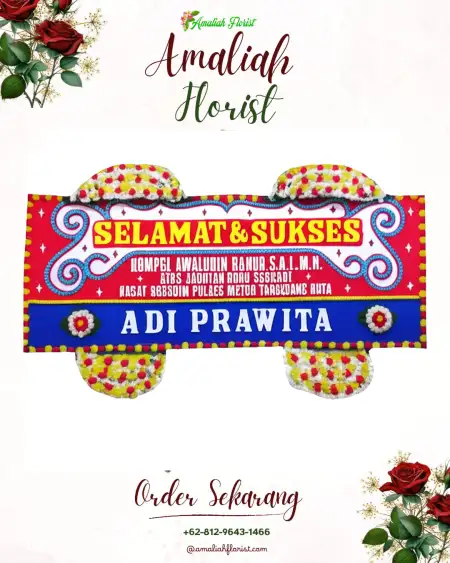 Papan Bunga Ucapan Selamat Selogiri