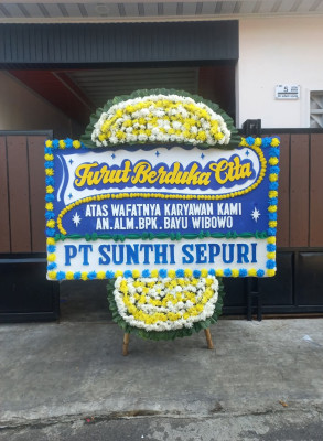 Papan Bunga Duka di Selogiri